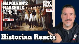 Napoleons Marshals Part 2  Epic History Reaction [upl. by Nosdivad]