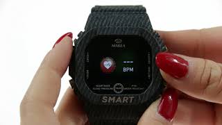 SMARTWATCH MAREA SPORTOWY B57008  otozegarkipl [upl. by Ayra]