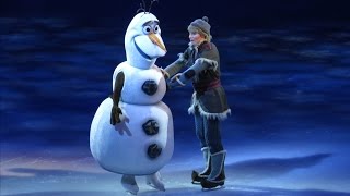 Olaf Makes Live Debut Meets Anna Kristoff and Sven in Disney on Ice Presents FROZEN  Warm Hugs [upl. by Halludba791]