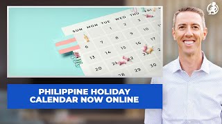 Ep192 The 2023 Philippine Holiday Calendar [upl. by Halyhs902]