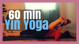 1 Hour Yin Yoga  Beginners Full Body Yoga Stretch [upl. by Aicatsal744]