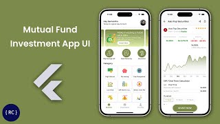 Mutual Fund Investment App UI in Flutter [upl. by Cath]