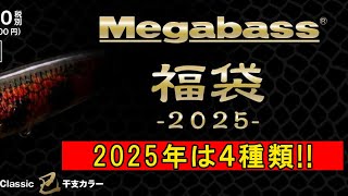 メガバス福袋２０２５「巳」の内容を先取り！！POPX ABALONEやKAGELOUにNCカラーが登場！！ [upl. by Roshelle]