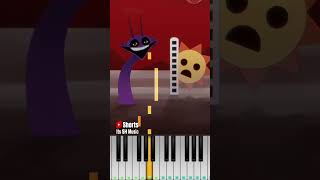 Scary Scanner Durple and Simon Incredibox Sprunki fash  Piano Tutorial [upl. by Jordans617]