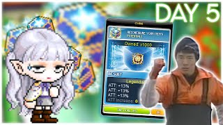 MapleStory  Spending 250k NX £250 everyday until I hit 3L ATT Bpot [upl. by Isyad]