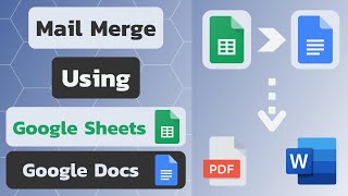 Mail Merge in Google Docs From Google Sheets  Step By Step Process [upl. by Woodie98]