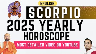 Scorpio 2025 Yearly Horoscope Zodiac Scorpio 2025 Vedic Reading Predictions  Career  Wealth  Love [upl. by Alioz]