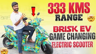 Rivot NX100 Killer  333 Kms Range  Brisk EV Electric Scooter Review  Electric Vehicles India [upl. by Feil]