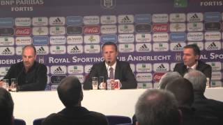 Pressconference John Van den Brom [upl. by Litman148]