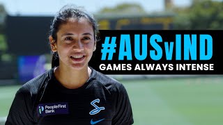 India  Australia games are always intense Smriti Mandhana  WBBL10 AUSvIND [upl. by Delphine]