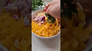 Kritharaki Salat  High Protein Sommersalat [upl. by Noiek]