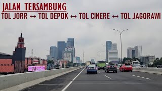 Driving form TOL JORR to TOL JAGORAWI via TOL DEPOK ANTASARI connected TOL CINERE JORR 2 ❗ JAKARTA [upl. by Atonsah]