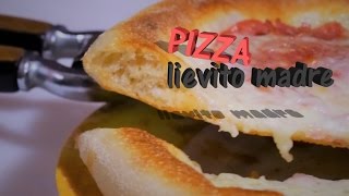 Pizza con lievito Madre  FATTA IN CASA  vlogpizzas [upl. by Llecram]