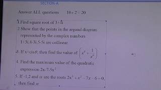 MATHEMATICSA MODEL PAPERS [upl. by Laamaj]