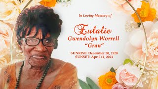 Celebrating The Life of Eulalie Gwendolyn Worrell [upl. by Ayadahs856]