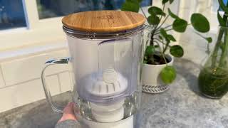 Invigorated Water PH Restore Glass Alkaline Pitcher Review  Make your water better for you [upl. by Itsrik]