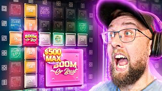 MAX BET ON BOOM CITY HITS THE BEST GAME SHOW BOOM OR BUST [upl. by Acirt]