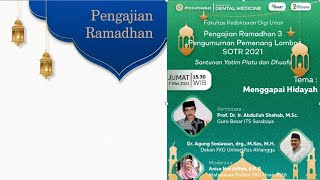 Pengajian Ramadhan 3 FKG UA [upl. by Borek677]