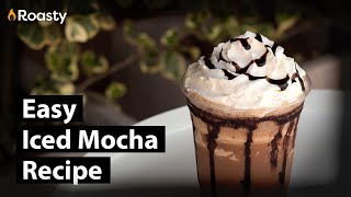 How To Make An Iced Mocha Easy Iced Mocha Recipe [upl. by Camm330]