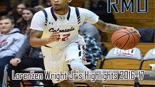 TwiniT Lorenzen Wright Jrs Highlights 201617 [upl. by Burrus]