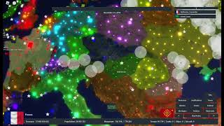 I try to form Frankish Empire Roblox Rise of Nations [upl. by Monroe]