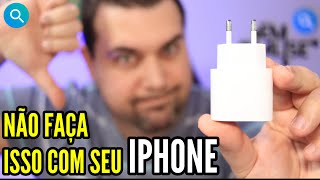 OLHA O QUE ACONTECEU COM O IPHONE DEPOIS QUE UTILIZEI ESSE CARREGADOR [upl. by Ailices]