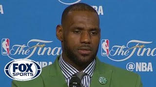 LeBron on his words with Draymond Green Steph Curry  2016 NBA Finals [upl. by Della444]