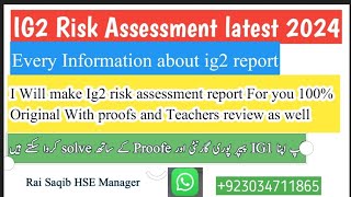 Nebosh ig2 risk assessment report latest updates  Ig2 report all questions and answers [upl. by Arondel]