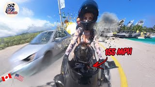 BRUTAL MOTORCYCLE CRASHES  CRAZY amp EPIC Motorcycle Beginner Mistakes 2024 3 [upl. by Krystyna472]