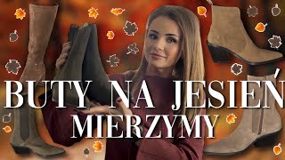 🍁BUTY NA JESIEŃ 👢🥾 MIERZYMY🍂 [upl. by Nyasuh]