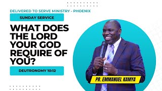 WHAT GOD REQUIRES OF YOU  PR EMMANUEL KAMYA  SUNDAY SERVICE  101324 [upl. by Hermione]