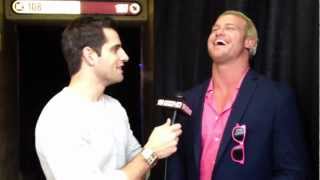 Dolph Ziggler interviewed before cashing in MITB contract [upl. by Ailedua]