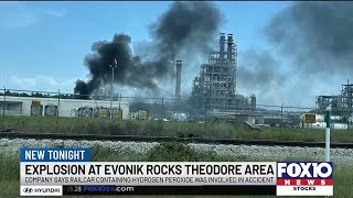 Explosion at Evonik chemical plant rocks Theodore area [upl. by Soinski840]