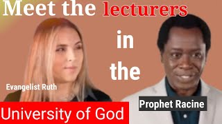 Prophet Racine amp Ruth Bousso Meet the New Lecturers in the University Of God [upl. by Garry822]