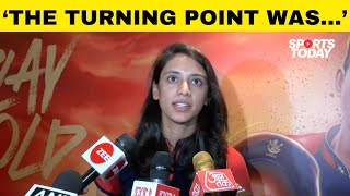 Smriti Mandhana reacts on pressure of wearing no 18 amp RCB not winning the IPL in 16 seasons [upl. by Nimad]