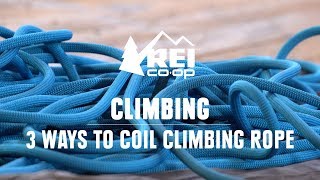 How to Coil a Climbing Rope  REI [upl. by Spaulding424]