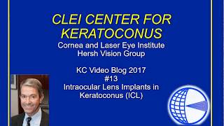 CLEI Center for Keratoconus  Intraocular Lens Implants in KC  Episode 13 [upl. by Edalb]