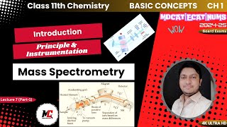 Mass SpectrometryInstrumentationChemistry Class 11BASIC CONCEPTS1L7Part1MDCATECATNEET [upl. by Ssew]