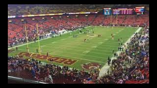 Cowboys vs Redskin Crowd Reaction After Loss [upl. by Mehs]