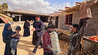 Village life style Tahmourts attempt to build a building peren466 [upl. by Eirrek]