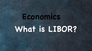 What is LIBOR  Economics  UPSC  Prelims  Mains  In Tamil [upl. by Martinic]