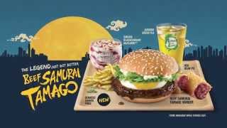 Beef Samurai Tamago Burger 15s TVC [upl. by Ecerahc430]