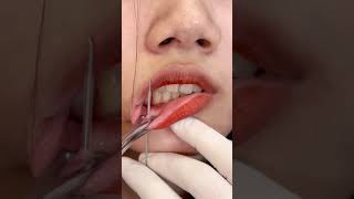 lip piercing lip lippiercing piercing piercings piercingvideo piercingsoftiktok piercingtok [upl. by Eitisahc409]