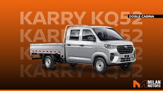 NUEVA KARRY DOBLE CABINA CONFORT KQ52 0KM  MILAN MOTORS [upl. by Harutak491]