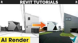 AI render in Revit  Veras AI Render by EvolveLab [upl. by Soirtimid]