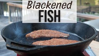 Mastering Blackened Fish Easy Cast Iron Recipe the Right Way🍴 [upl. by Ynaffet]