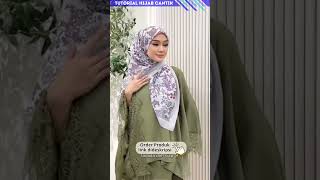 Hijab Segi Empat Arabian Motif Terbaik tutorialhijab hijabsegiempat hijab hijabmotif hijabstyle [upl. by Ativad46]