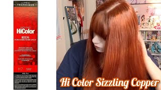 LOreal HiColor H7 Sizzling Copper 🍁 [upl. by Learsi]