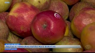 Consumidores aproveitam queda no preço de frutas e verduras  Band Cidade [upl. by Cobb]