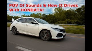 POV of 2017 CVT Honda Civic Sport Hatchback Sound of exhaust [upl. by Sari]